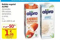 Alcampo Alpro - bebida vegetal oferta