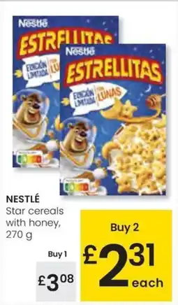 Eroski NESTLÉ Star cereals with honey oferta
