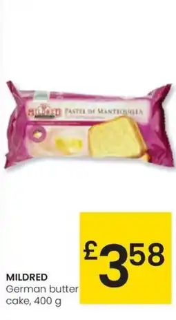 Eroski MILDRED German butter cake oferta