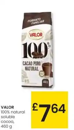 Eroski VALOR 100% natural soluble cocoa oferta