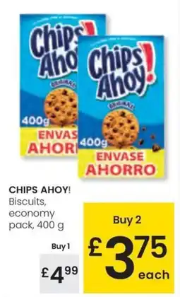 Eroski CHIPS AHOY! Biscuits, economy oferta