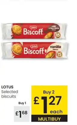 Eroski LOTUS Selected biscuits oferta