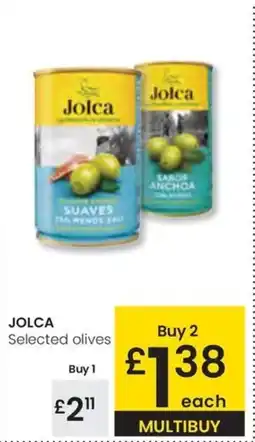 Eroski JOLCA Selected olives oferta