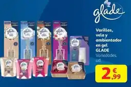 Alcampo Glade by brise - varillas, vela y ambientador en gel oferta