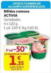 Alcampo Activia - bifidus cremoso oferta