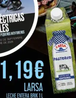 Claudio LARSA Leche entera oferta