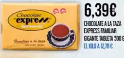 Claudio Chocolate a la taza express familiar gigante tableta oferta