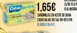 Claudio CALVO Sardinillas en aceite de oliva calvo bajas en sal oferta