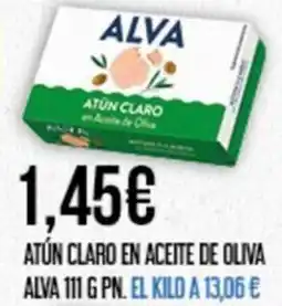 Claudio ALVA Atún claro en aceite de oliva oferta