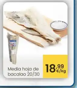 Eroski Media hoja de 189 bacalao 20/30 oferta