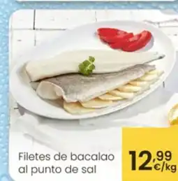 Eroski Filetes de bacalao al punto de sal oferta