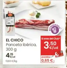 Eroski EL CHICO Panceta ibérica oferta