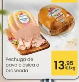 Eroski Pechuga de pavo clásica o braseada oferta