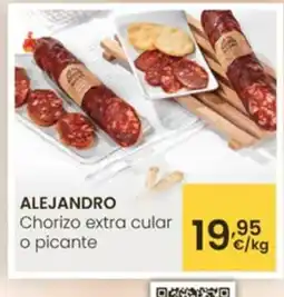 Eroski ALEJANDRO Chorizo extra cular o picante oferta