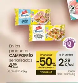 Eroski CAMPOFRÍO En los productos señalizados oferta