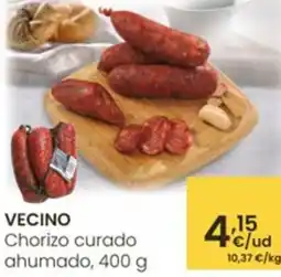 Eroski VECINO Chorizo curado ahumado oferta
