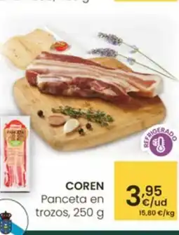 Eroski COREN Panceta en trozos oferta