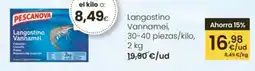 Eroski Langostino Vannamei oferta