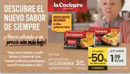 Eroski LA COCINERA En los productos señalizados oferta
