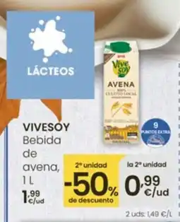 Eroski VIVESOY Bebida de avena oferta
