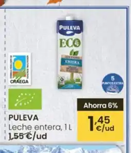 Eroski PULEVA Leche entera oferta