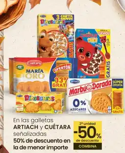 Eroski ARTIACH Y CUÉTARA En las galletas señalizadas oferta