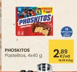 Eroski PHOSKITOS Pastelitos oferta