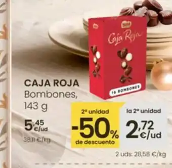 Eroski CAJA ROJA Bombones oferta