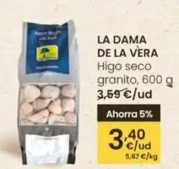 Eroski LA DAMA DE LA VERA Higo seco granito oferta