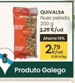Eroski QUIVALSA Nuez pelada oferta