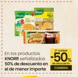 Eroski KNORR En los productos señalizados oferta