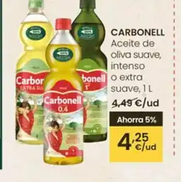 Eroski CARBONELL Aceite de oliva suave, intenso bonell o extra suave oferta