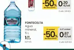 Eroski FONTECELTA Agua mineral oferta