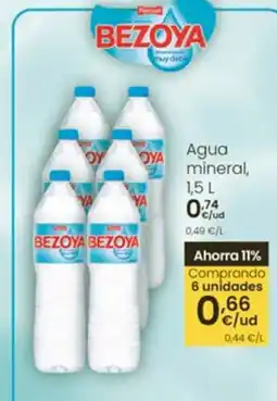 Eroski BEZOYA Agua mineral oferta