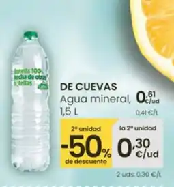 Eroski DE CUEVAS Agua mineral oferta