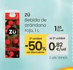 Eroski ZÜ Bebida de arándano rojo oferta