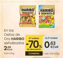 Eroski HARIBO En los Ositos de Oro señalizados oferta