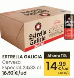 Eroski ESTRELLA GALICIA Cerveza Especial oferta
