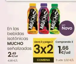 Eroski MUCHO En las bebidas isotónicas señalizadas oferta