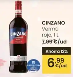 Eroski CINZANO Vermú rojo oferta