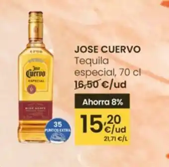 Eroski JOSE CUERVO Tequila especial oferta