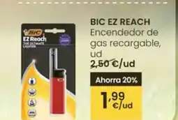 Eroski BIC EZ REACH Encendedor de gas recargable oferta