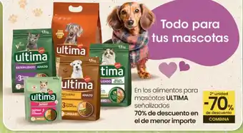 Eroski ULTIMA En los alimentos para mascotas señalizados oferta