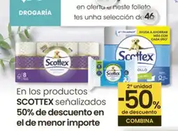 Eroski SCOTTEX En los productos señalizados oferta