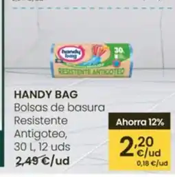 Eroski HANDY BAG Bolsas de basura Resistente oferta