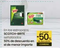 Eroski SCOTCH-BRITE En los estropajos oferta