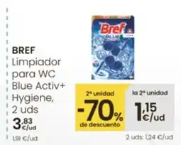 Eroski BREF Limpiador para WC Blue Activ+ Hygiene oferta