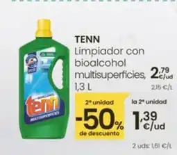 Eroski TENN Limpiador con bioalcohol multisuperficies oferta