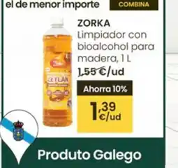 Eroski ZORKA Limpiador con bioalcohol para madera oferta