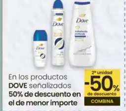 Eroski DOVE En los producto señalizados oferta